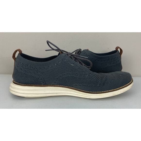 Men Cole Haan Original Grand Wingtip Oxford casual knit dress shoes, 9M main image 5